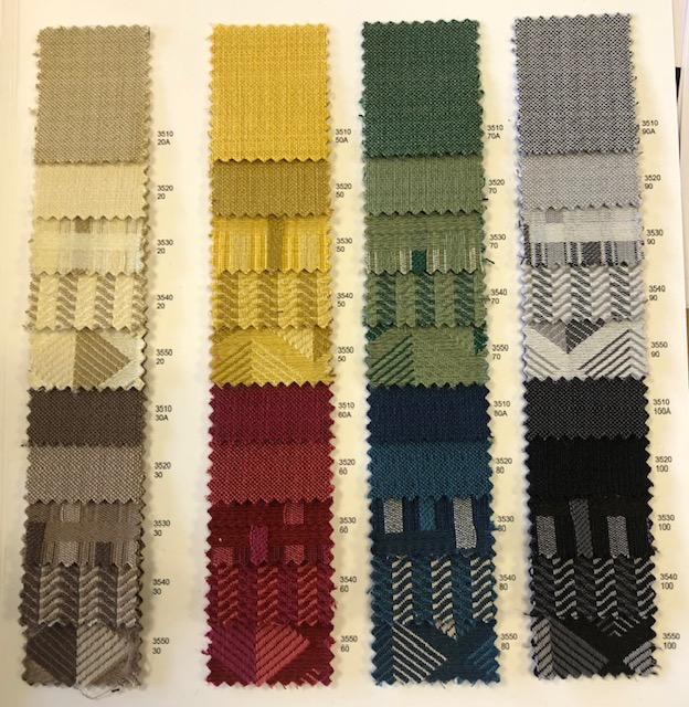 Tessuto Peonia ignifugo - immagine 2