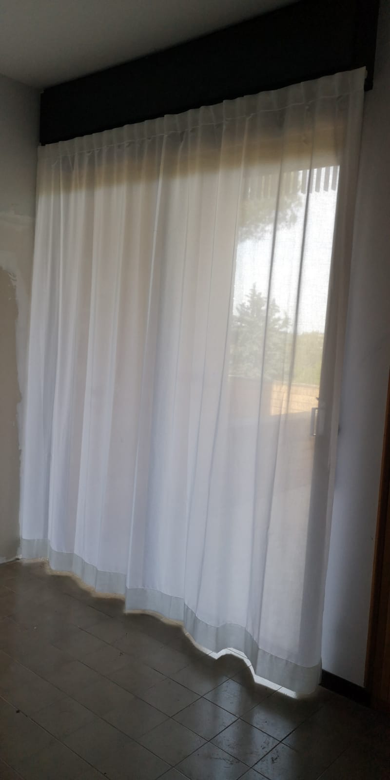 Tenda per alberghi Etamine bianco/panna - immagine 3