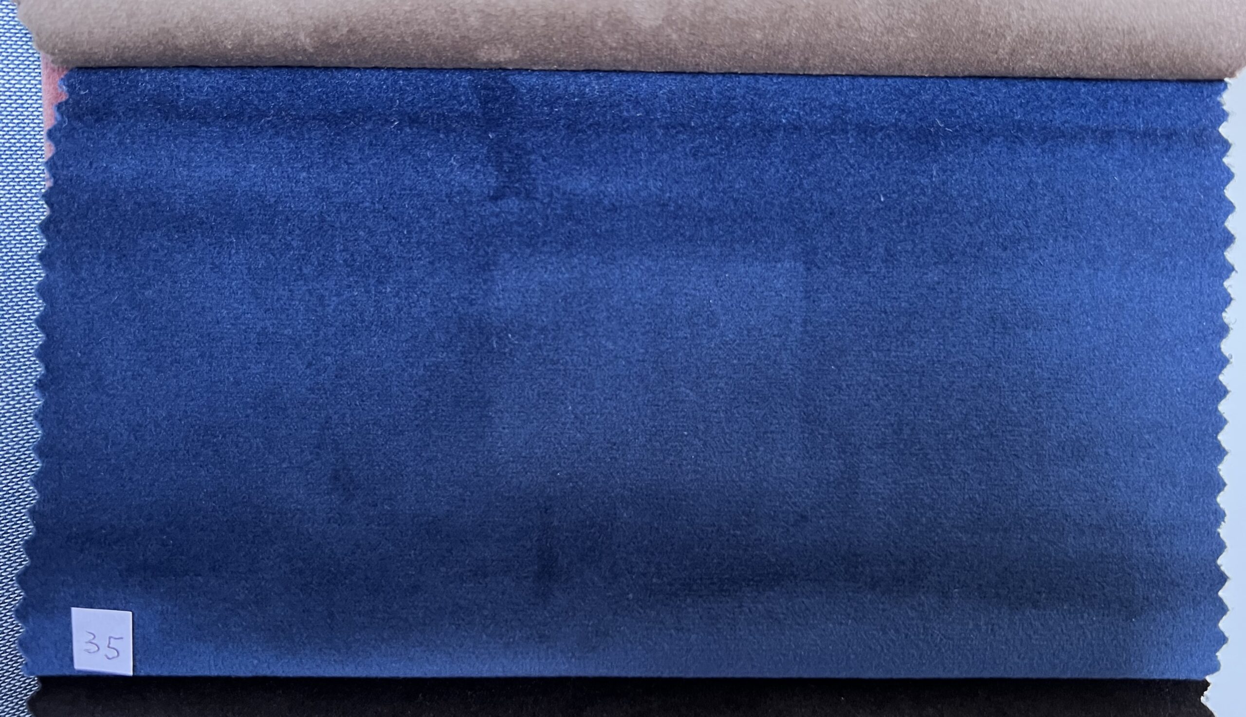 Velluto tinta unita 100% Poliestere H300 - immagine 7