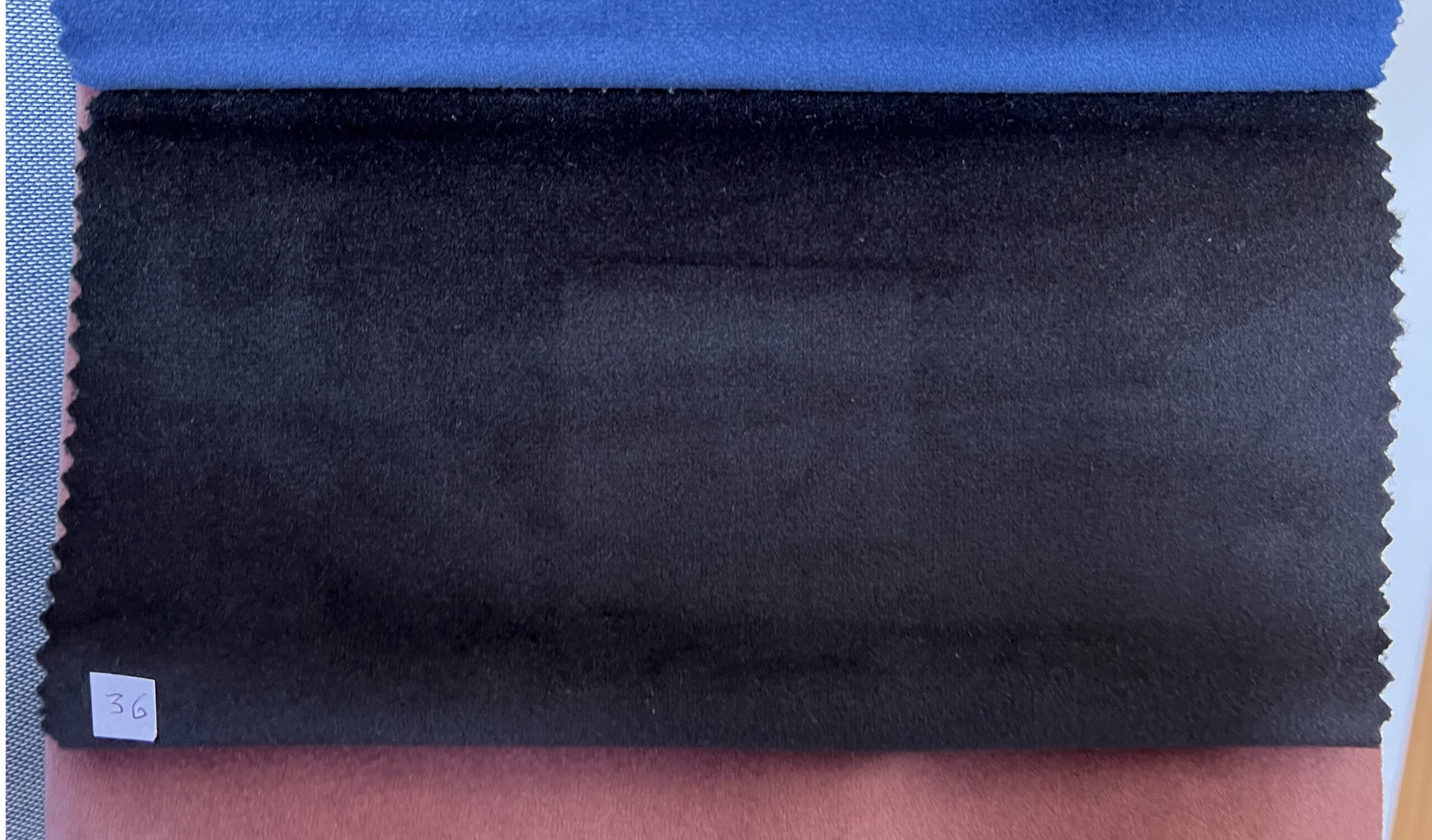 Velluto tinta unita 100% Poliestere H300 - immagine 8