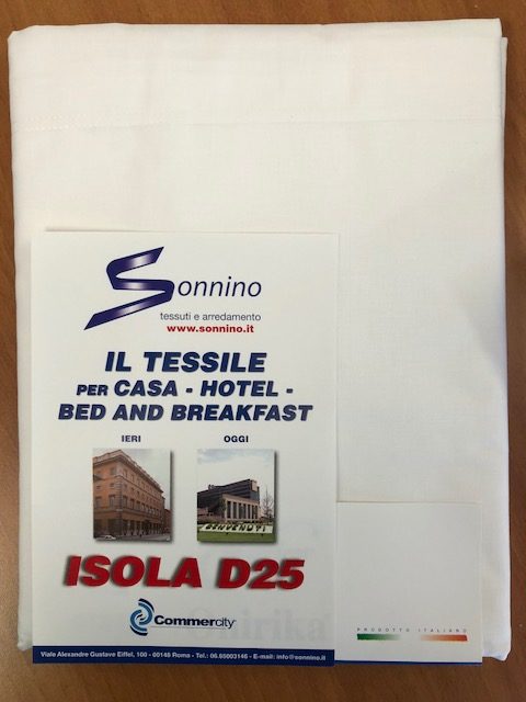 Lenzuola per alberghi 1 posto e mezzo con angoli Top Quality - immagine 2