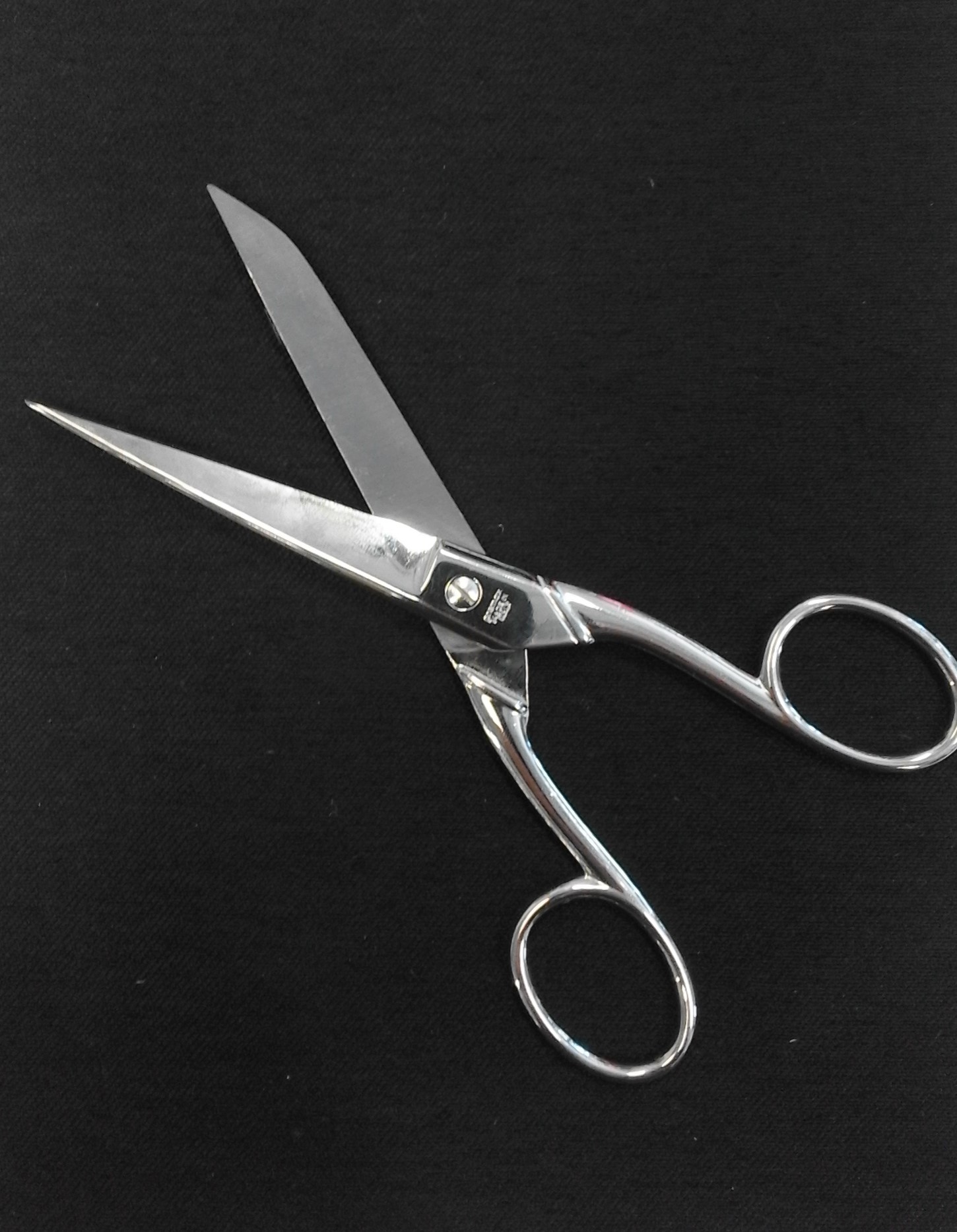 Tessuto Panama Ignifugo classe 1 H 300 Nero - immagine 2