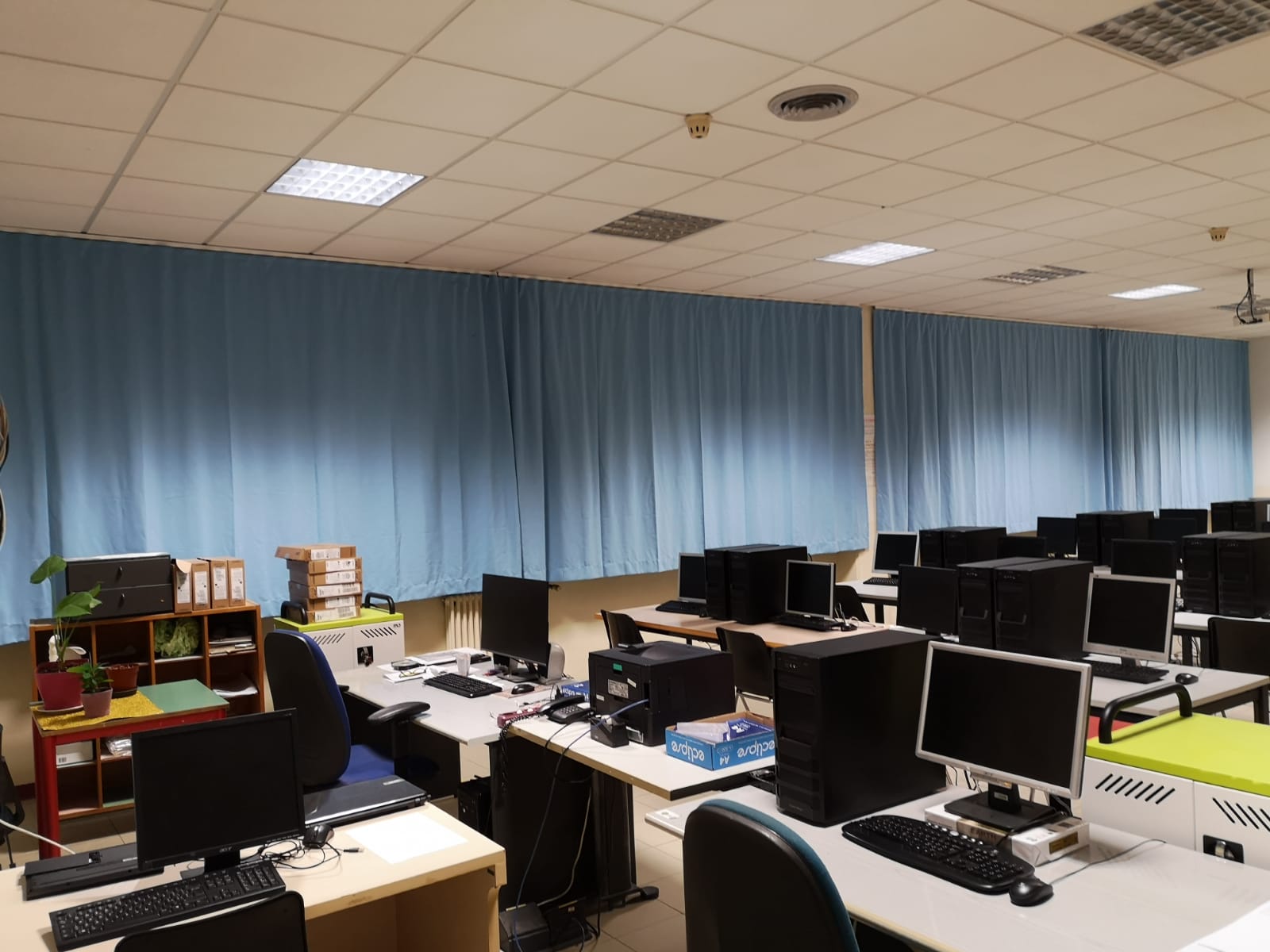 Tenda Ignifuga per Scuole Etamine bianco/panna - immagine 6