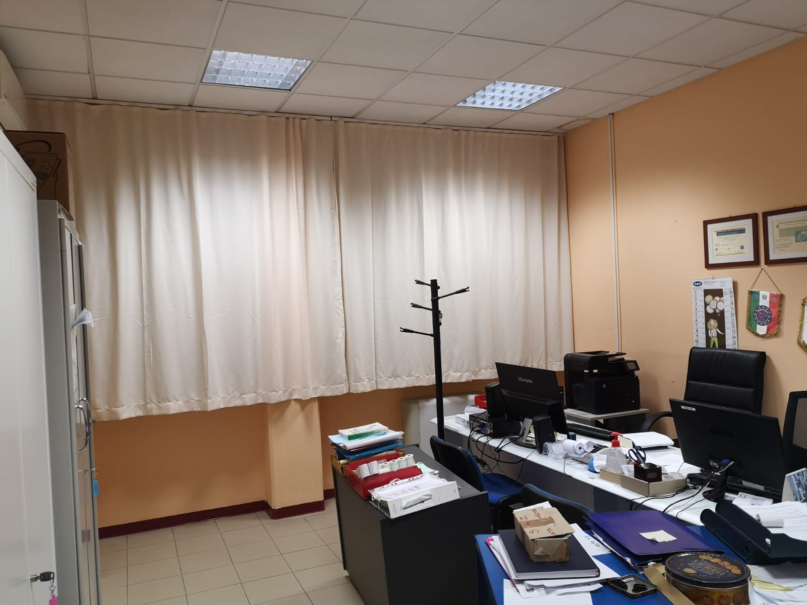 Tenda Ignifuga per Scuole Etamine bianco/panna - immagine 4